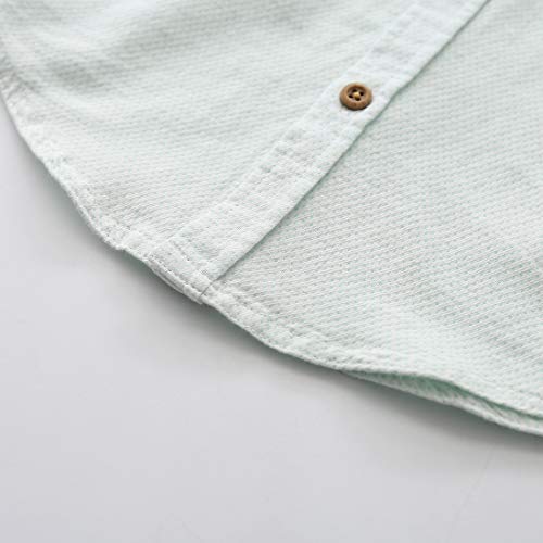 Boy Long Sleeves Woven Pique Jacquard Shirt