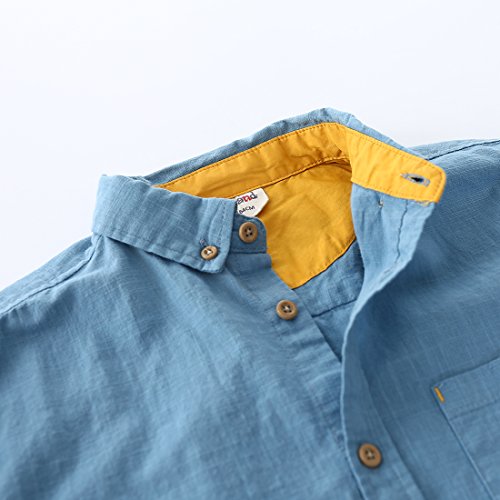 Boy Long Sleeve Blue Shirt