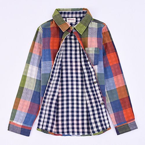 Boy Long Sleeve Plaid Shirts