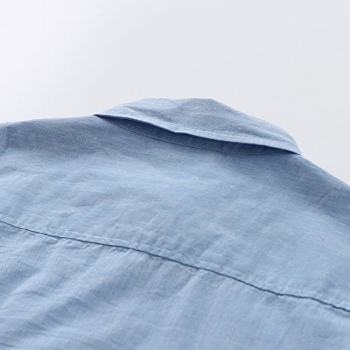Big Boy Long Sleeve Blue Chambray Shirt