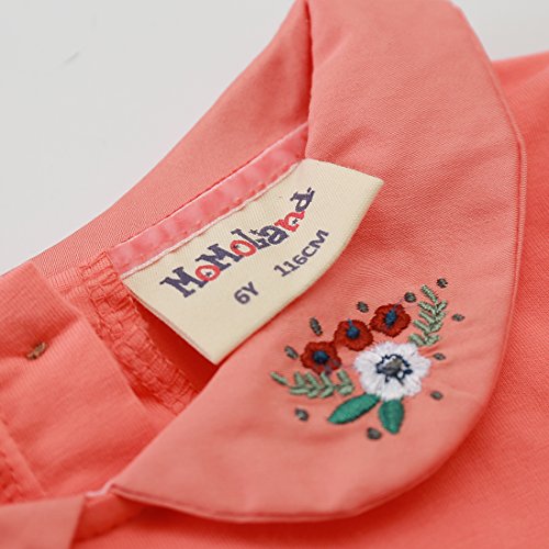 Girl Long Sleeve Peter Pan Collar Blouse