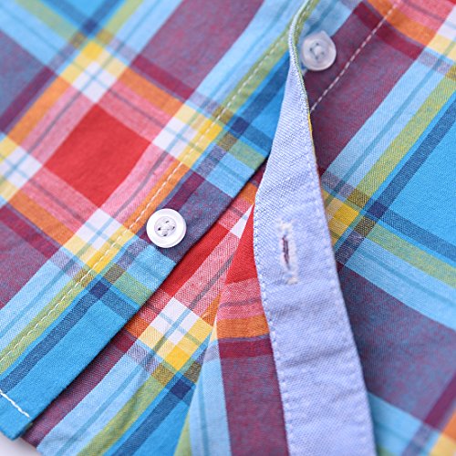 Baby Long Sleeve Blue/Red Plaid Shirt