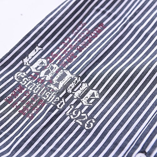 Big Boy Long Sleeve Navy Stripes Shirt