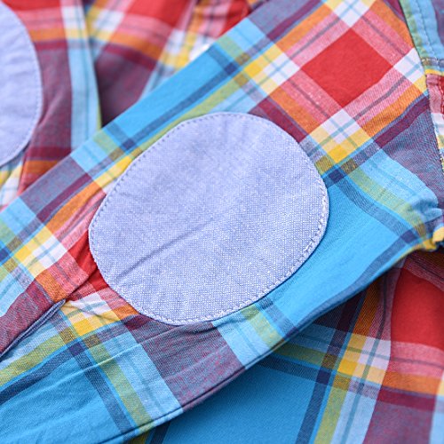 Baby Long Sleeve Blue/Red Plaid Shirt