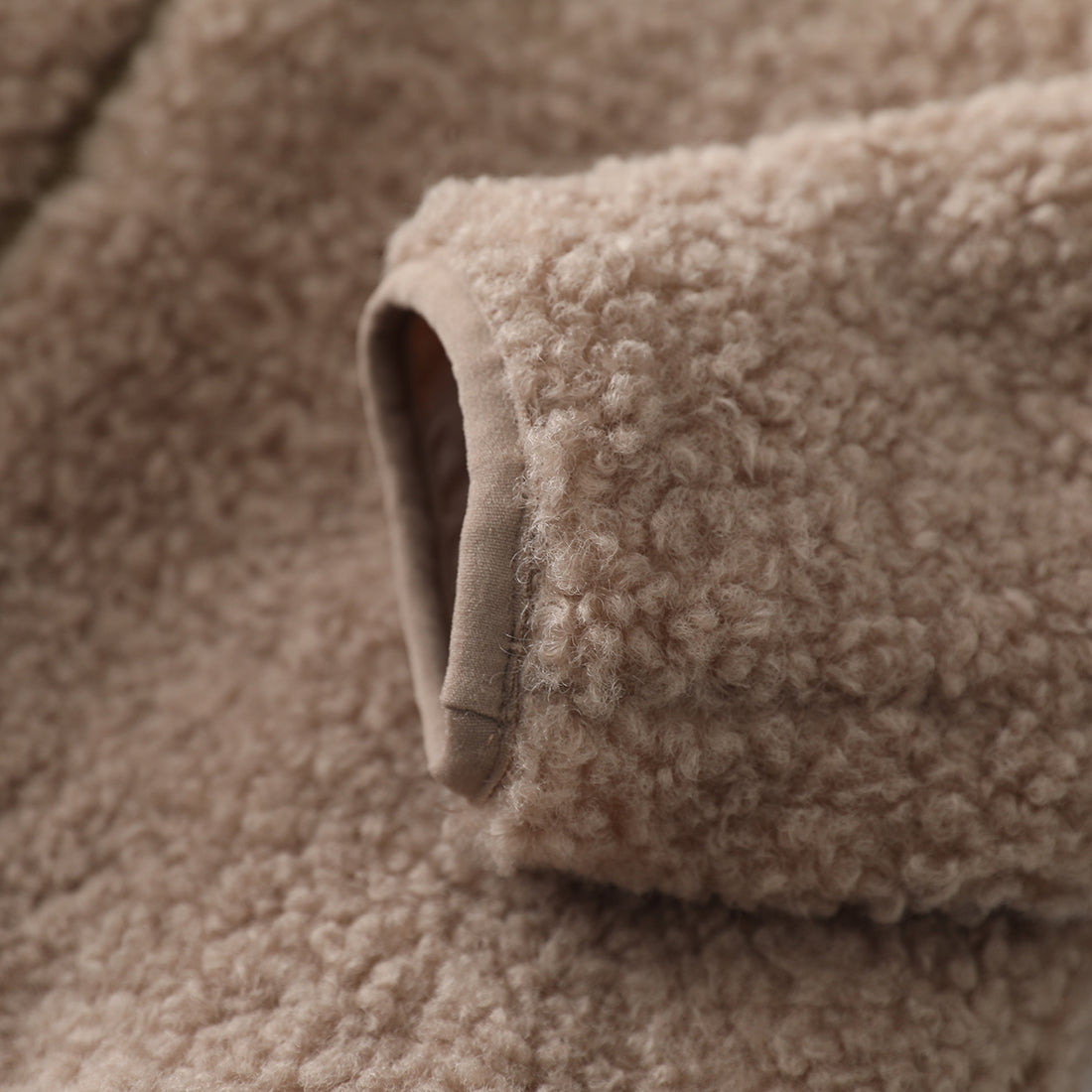 Girl Fleece/Sherpa Full-zip Lightweight Jacket