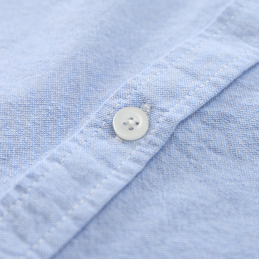 Boy Long Sleeve Blue Oxford Shirt