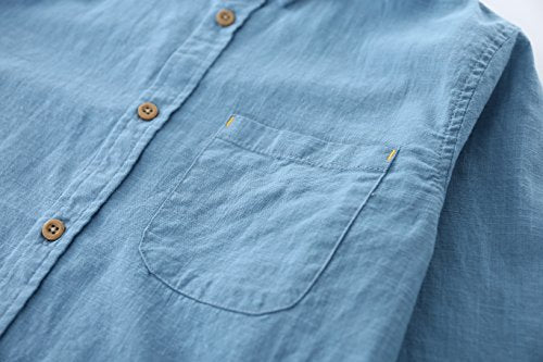 Boy Long Sleeve Blue Shirt