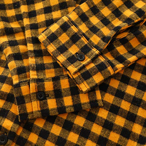 Young Adult Long Sleeve Plaid Flannel Shirt
