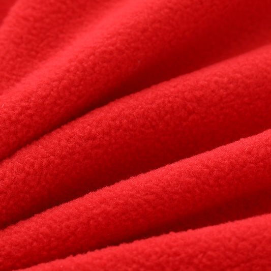 Women Long Sleeve Polar Fleece Christmas Red/Aop Snowflake Pajamas Set