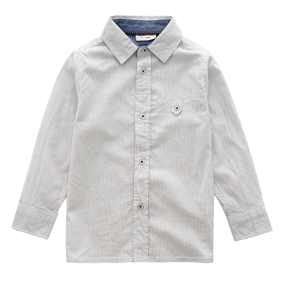 toddler grey button down shirt